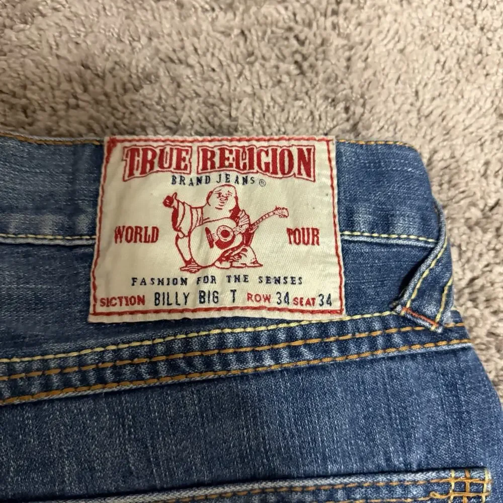 Vintage True Religion Ricky Jeans Brand New! 34/33